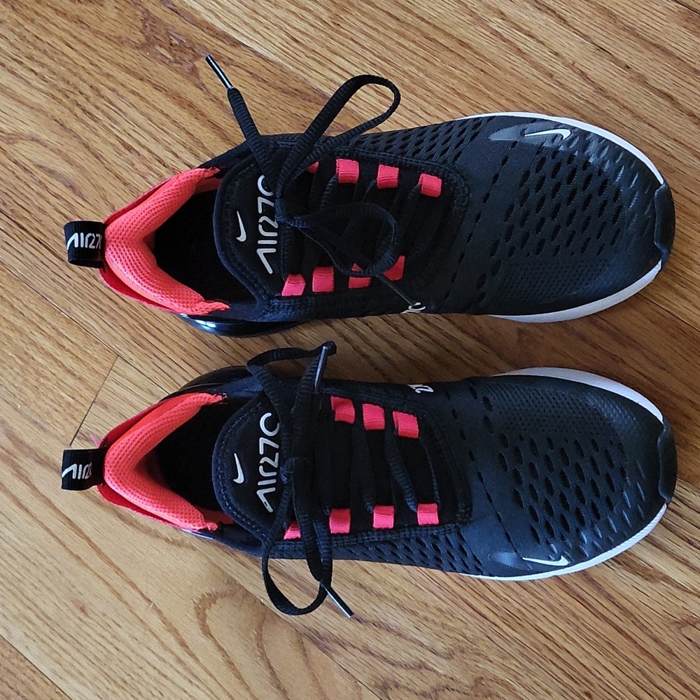 Nike Air Max 270 Game Day "Black/University Red" Grade School Boys' Shoe